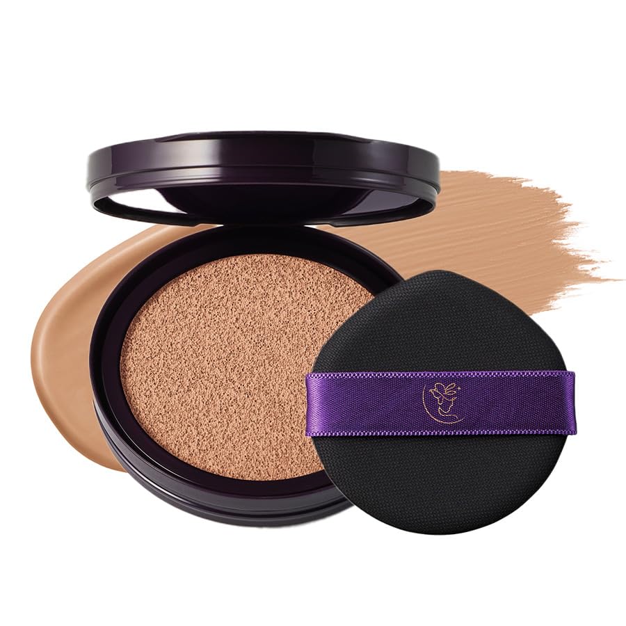 Ginza Stephanie Cosmetics for the Aged Refill, Anti-Aging Coverage/Cushion Foundation/Anti-Dryness/Moisturizing/Respect Day/Natural Ochre/Aging