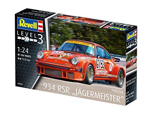 Revell 1/24 Porsche 934 RSR Jägermeister Plastic Model Kit 07031