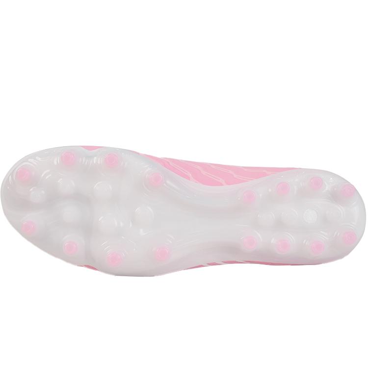New LiNing MG Rubber Short Studs Artificial Ground Cushioning Anti Slip And Wear Resistant Soccer Shoes Men's Pink YSFU027-5