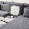 New Jacquard Sofa Covers Soft Elastic Sofa Seat Cover For Living Room Chaise Lounge L-Shaped Sofa Slipcover Solid Color Home