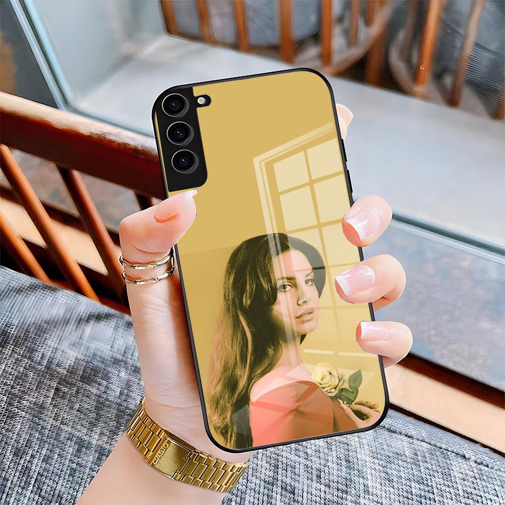Lana Del Rey Popular Singer Phone Case For Samsung A25 A13 A33 5G A54 A36 A35 A56 A52 A14 Shockproof Glass Cover