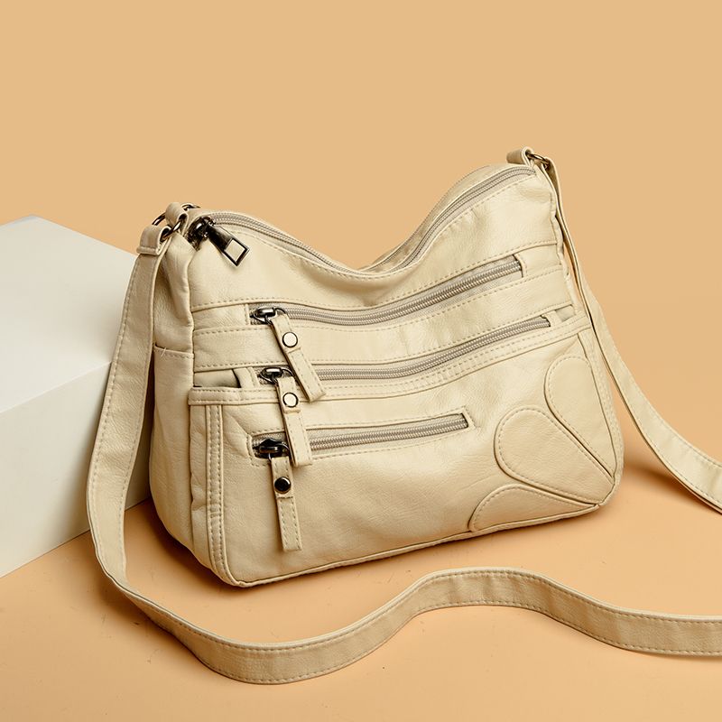 Damen PU Tasche Mittleren Alters Muttertasche Umhängetasche Große Kapazität Schwiegermutter Umhängetasche