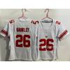 Washington Commanders 5 Daniels Football Jersey Mens Womens Bamboo Fiber Athletic Team Sports Shirt