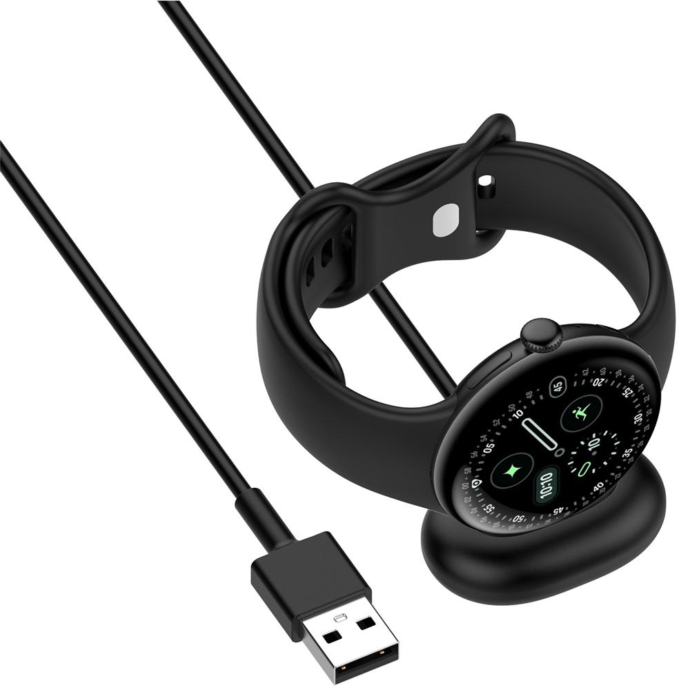 Зарядный кабель для Google Pixel Watch 4, магнитный USB Type-C, адаптер, док-станция для аксессуаров Google Pixel Watch 4 USB чёрный