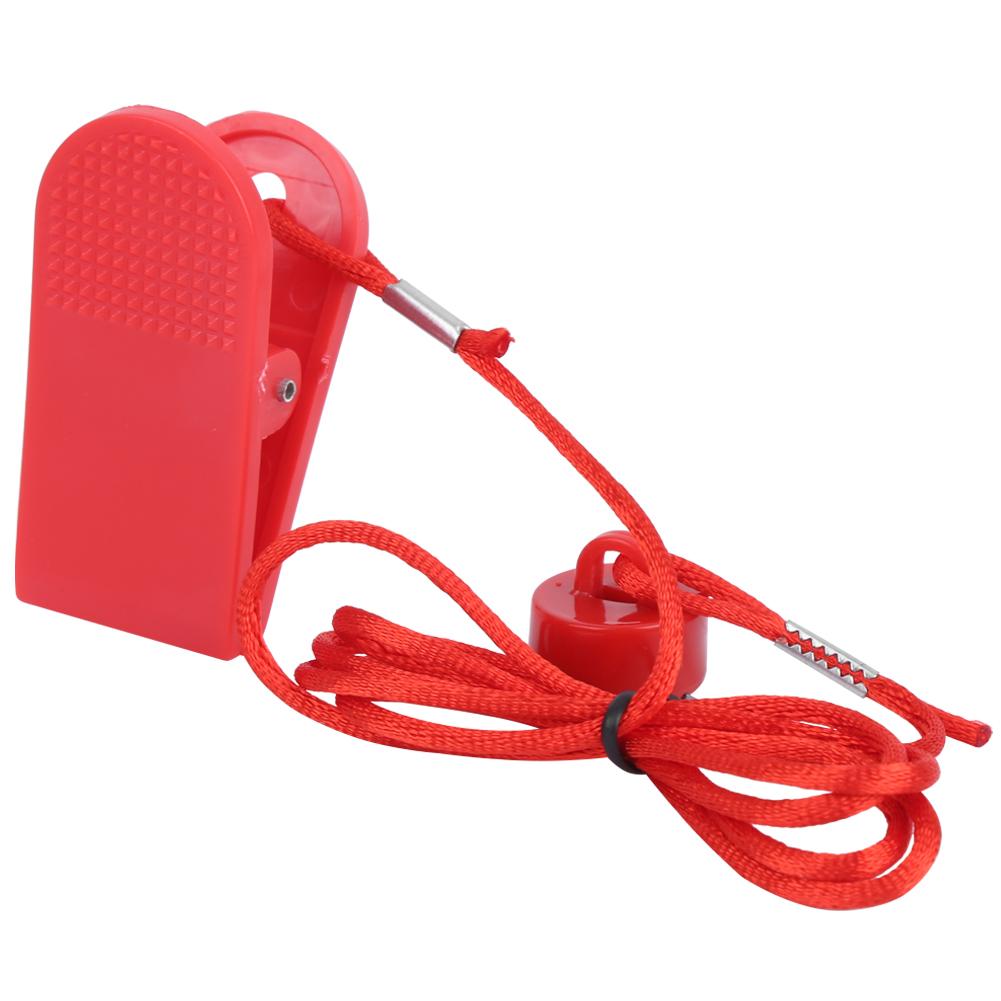 2 Stück Laufband Sicherheitsschalter Verriegelung Magnet Schlüssel Universelles Zubehör Runder Magnet Gehäuse