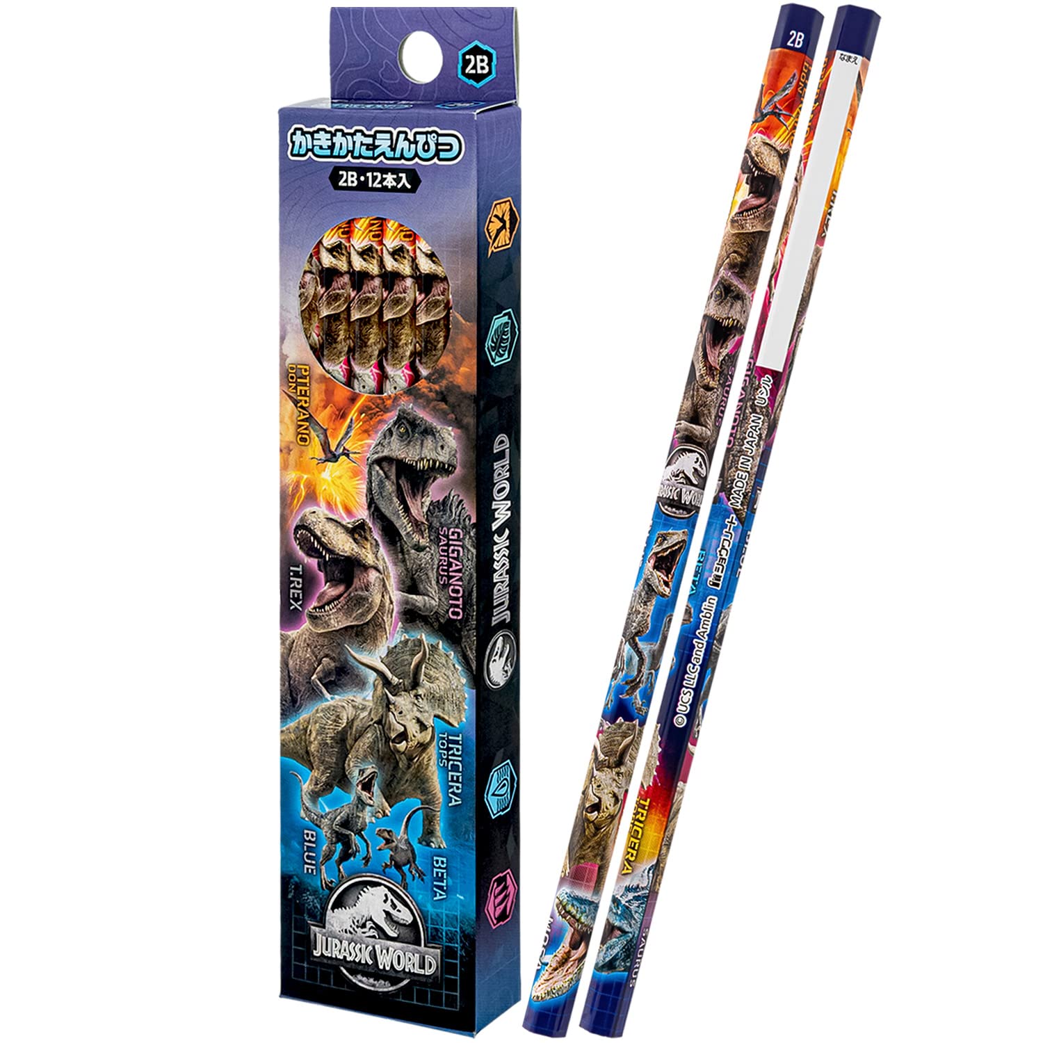 

Showa Note Jurassic World Writing 302527002 Pencil, 2B,