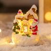 Christmas Led Light Ornaments Santa Castle Snow House Luminous Crafts 2026  Year Kid Gift Xmas Party Home Decor