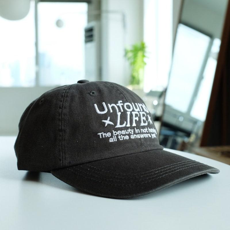 BALLOON FRIENDS MESSY ADVENTURE Unfound Life Washed Ball Cap Stone Gray