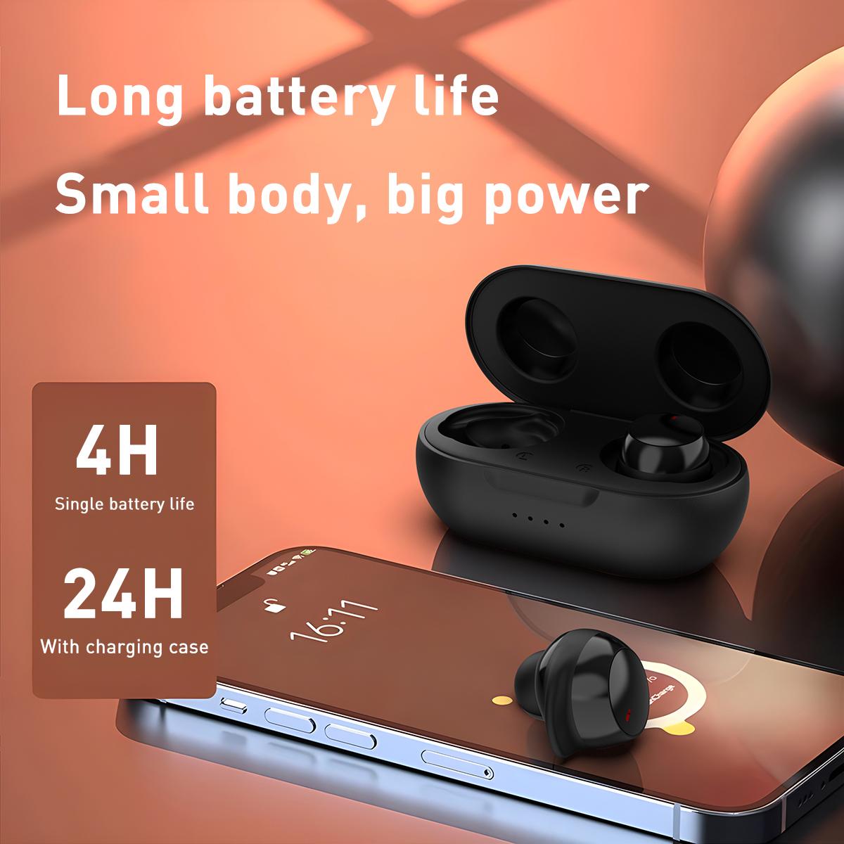 

2024 Транскордонні нові TS10 Macaron Bluetooth 5.0 Навушники-вкладиші Спорт Ігри Бездротові навушники наддальнього діапазону чорний