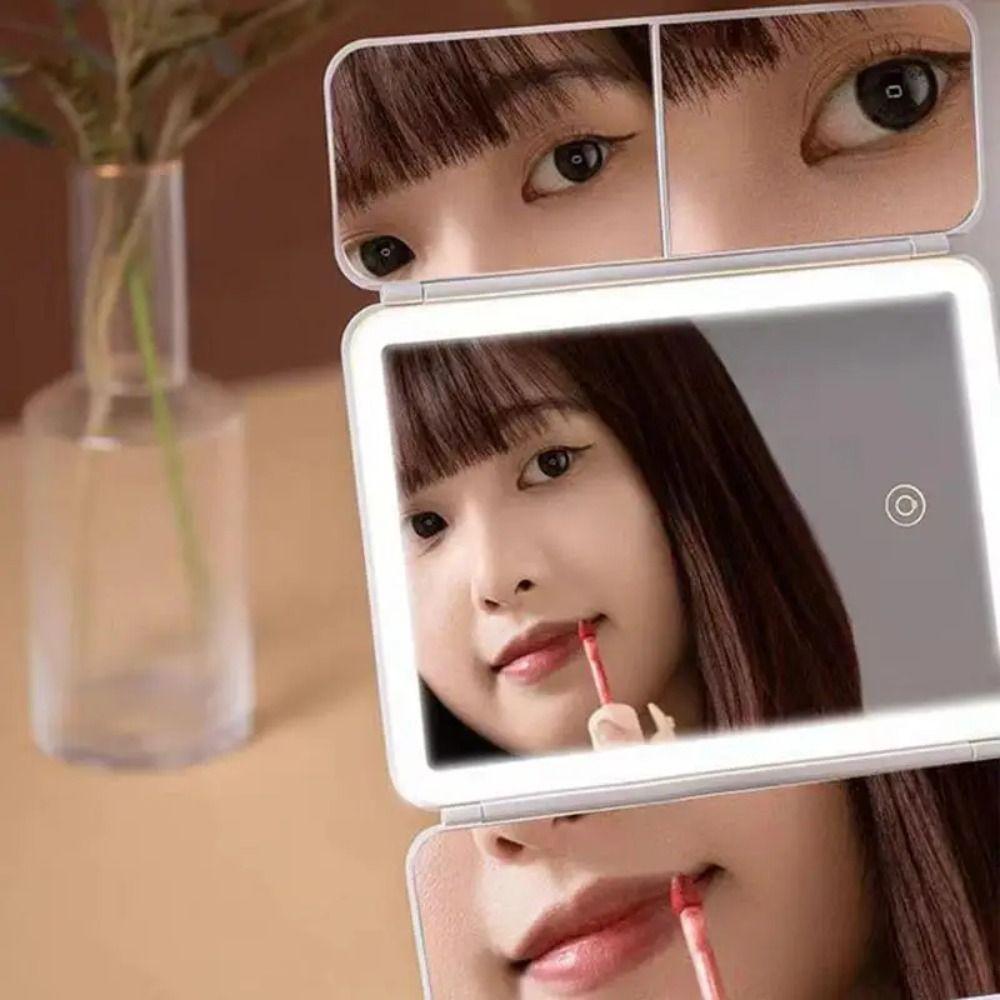 3X/2X/1X Magnifications Cosmetic Mirror 180° Adjustable Rotation Vanity Mirror  Makeup Tool
