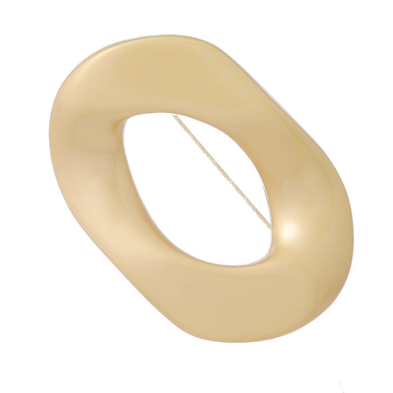 Fashion Simple Irregular Ring Brooch Female Personality Versatile Temperament Corsage Pin Cardigan Suit Accessories