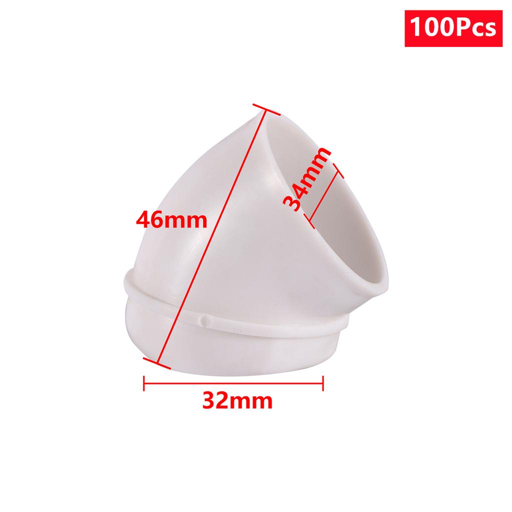 Pipe Fixed Planting Cup and Sponge Hydroponic Flowers Vegetables Nurturing Soilless Culture Planting Pot DIY Planting 10/100Pcs