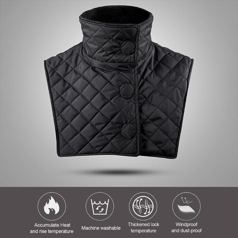 Elder Gift Water Repellent Scarf Skiing Vest Wrap for Neck and Shoulder Back Winter Neck Warmer Outdoor Hikers Elder