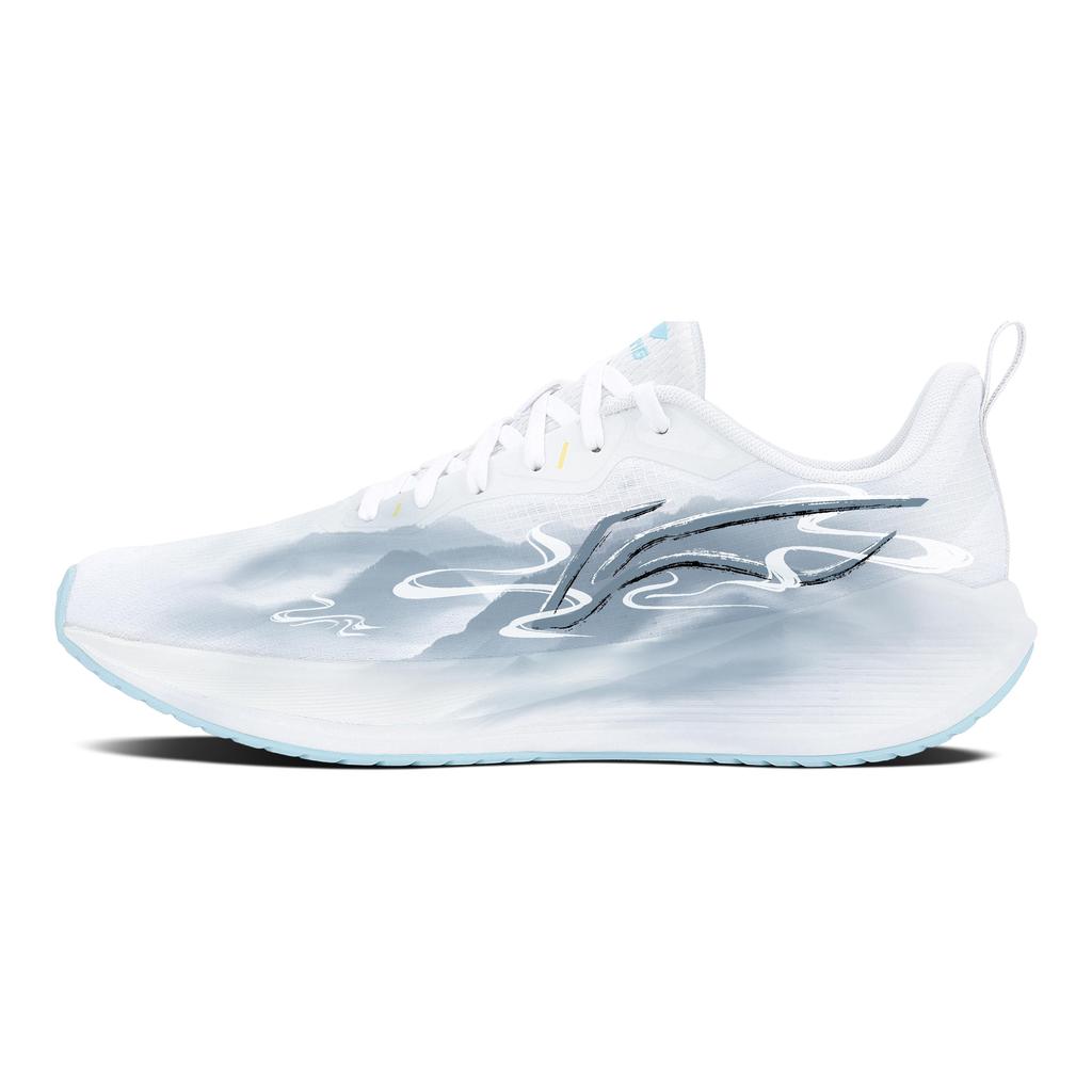 Li Ning Wuyue Cushioning Abrasion Resistant Low Top Casual Physical Fitness Test Physical Exam Running Shoes Men's ARST003-1(Team1957-)