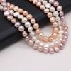 1String, Nugget Pearls, 7–8 Mm, Boho Natural Freshwater Pearl Beads, for DIY Necklaces, Bracelets, Anklets, Jewelry Making, 36cm