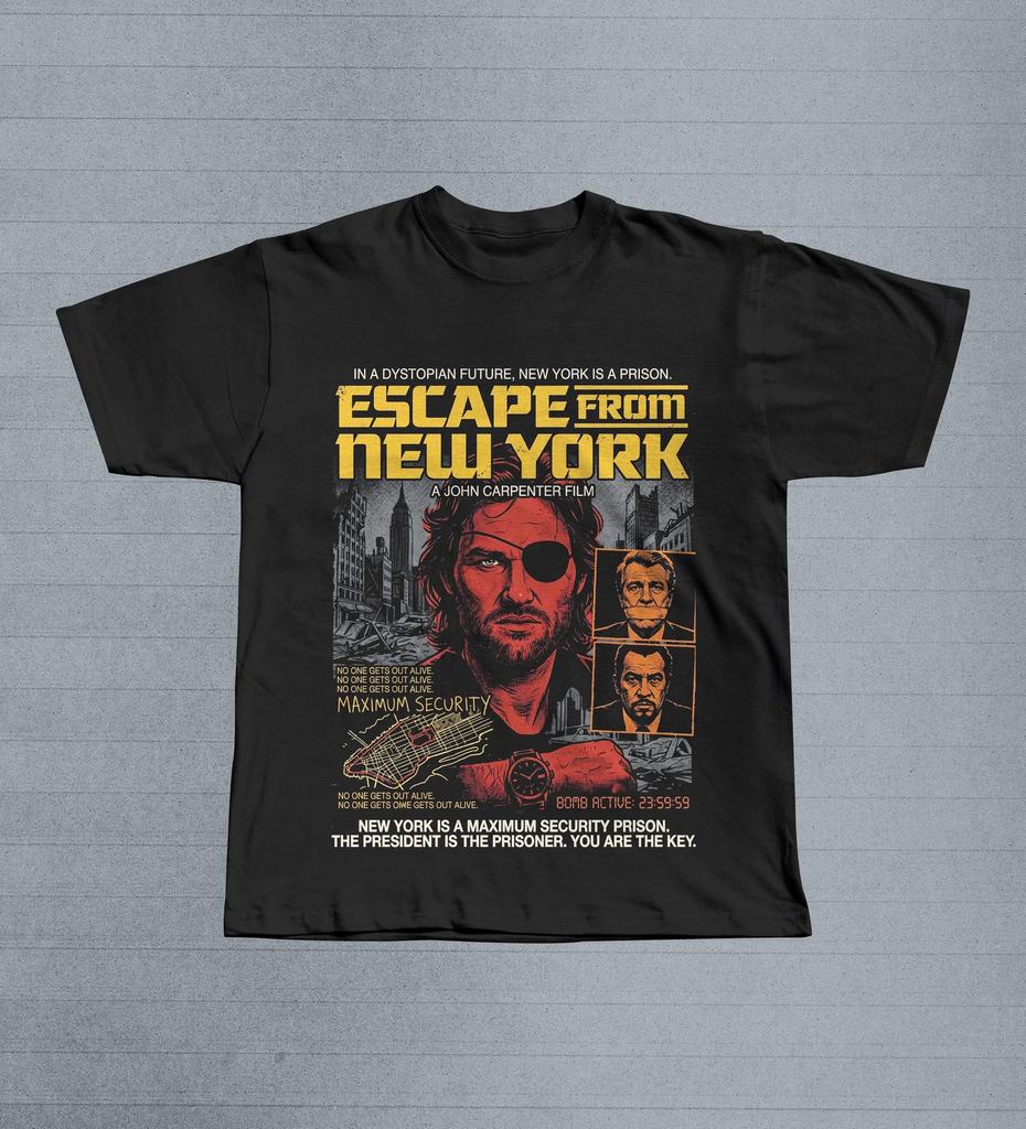 Escape From New York 1981 T-Shirt | John Carpenter Cult Film Shirt | Snake Plissken Tee