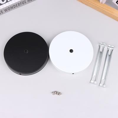 Závěsná stropní deska pro lustr Kovový stropní upevňovací podvozek Nástěnné základní příslušenství 12 cm DIY Retro závěsné světlo Nářadí