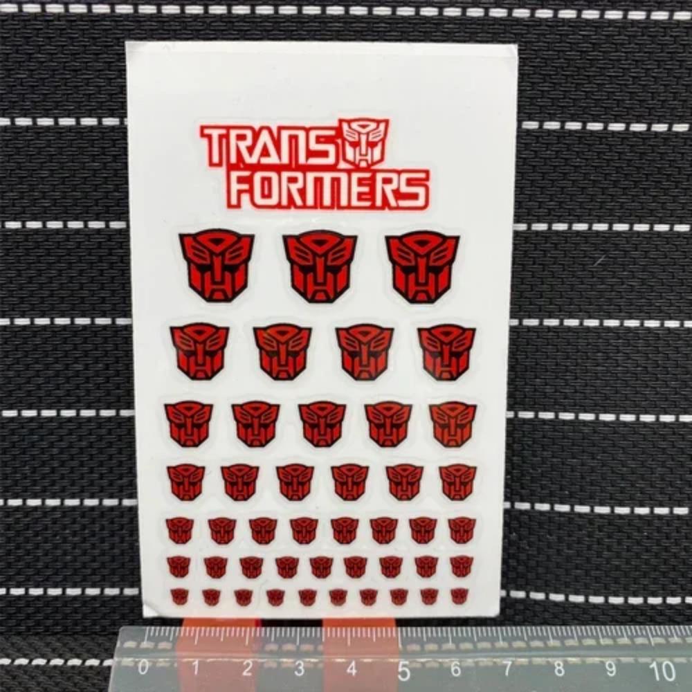 Decepticons Autobots G1 Çıkartmaları 45+ Sembol Çıkartma Özel Kendin Yap Sahne Aksesuarları Dekorasyon Araba Çıkartması