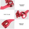 OSOLADY Rear Brake Rocker Arm Accessories Universal Fit Red Heavy Duty Alloy Bike Modification Random Style