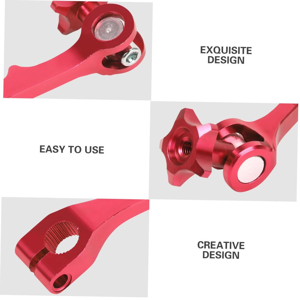 OSOLADY Rear Brake Rocker Arm Accessories Universal Fit Red Heavy Duty Alloy Bike Modification Random Style