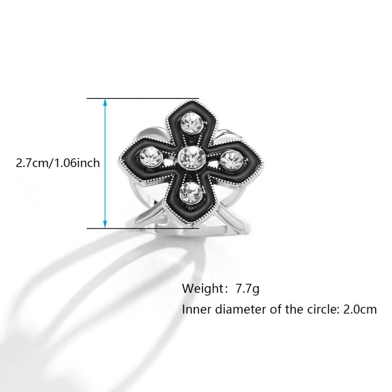 

New Alloy Scarf Buckle Ring Versatile Square With Bow Tie серебряный