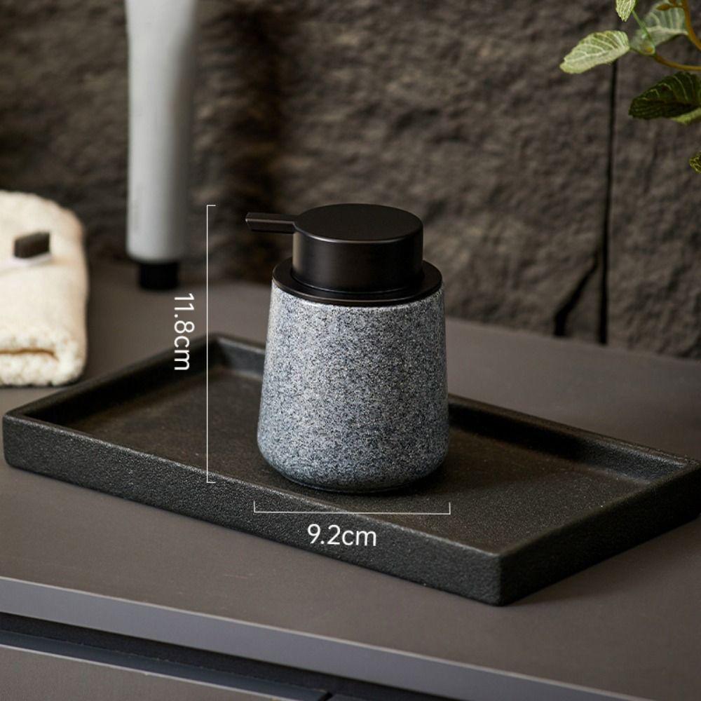 Multifunctional Wood Grain Soap Dispenser Refillable Liquid Lotion Storage Bottles  Restaurant