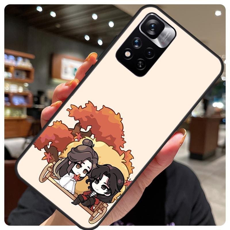 Tian Guan Ci Fu hua cheng xie lian For Redmi Note 11 Pro Case For Redmi Note 12 8 9 10 Pro 8T 9S 10S 11S 12S 12C 9C 10C Coque