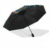 1pc Peacock Garden Artwork Automatic Folding Umbrella. casual outdoor accessory, for all seasons yy250924067