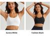 Women's Cross-Back Sports Bra with Thin Straps - Shock-Absorbing and Comfortable Yoga Fitness Wear with One-Piece Cup