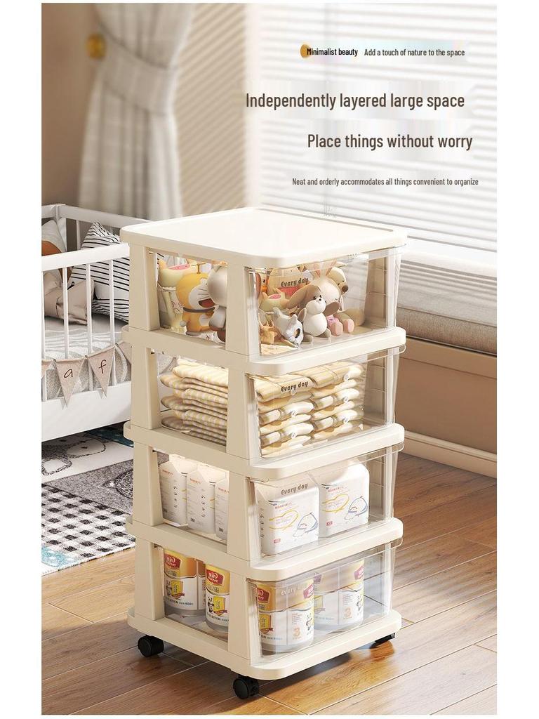 Sertar de depozitare din plastic pentru gustări și jucării - Cutie organizatoare pentru casă