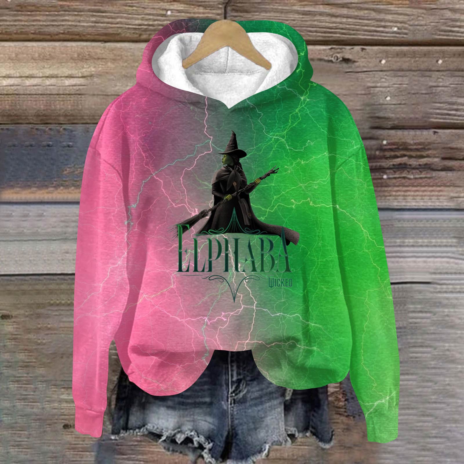 

Женский модный повседневный худи оверсайз с длинными рукавами и принтом XL