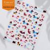 Cyansea Pink Dachshund Nail Art Stickers - Japanese Stationery, Hot Selling Embossed Design