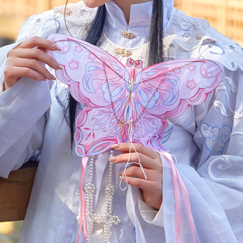 2026 Small Sand Swallow Bamboo Kite with Fishing Rod - Dance Costume Decoration Props for Kids