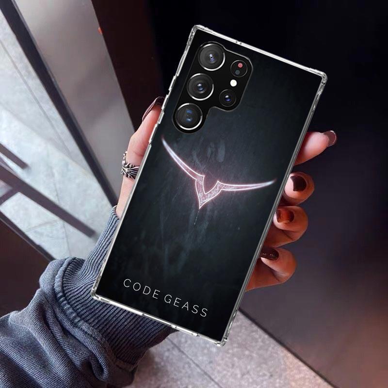 

Code Geass Anime Phone Case For Samsung Galaxy S26 S25 Edge S24 S23 Ultra S22 Plus S21 S20 FE Soft TPU Back Cover Funda Galaxy S Samsung S21 Plus