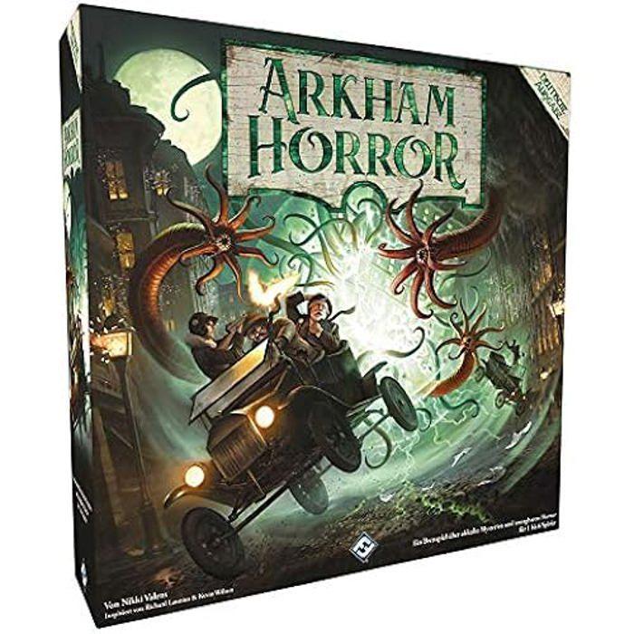 Fantasy Flight Games, Arkham Horror 3ème édition Jeu de Base Jeu d'experts Jeu de stratégie 1 à 6 Joueurs à partir de 14 Ans et