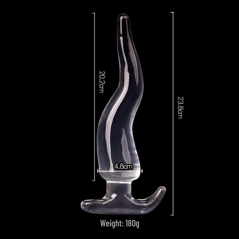 S-Shaped Anal Plug: Unisex Backdoor Anal Dilator Beads for SM Play Outdoors