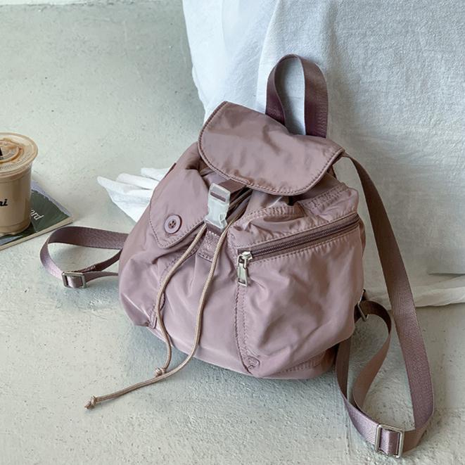 

Новая женская сумка с несколькими карманами, рюкзак на шнурке для девочек, модный студенческий рюкзак для занятий, нейлоновая сумка электрические лаванды