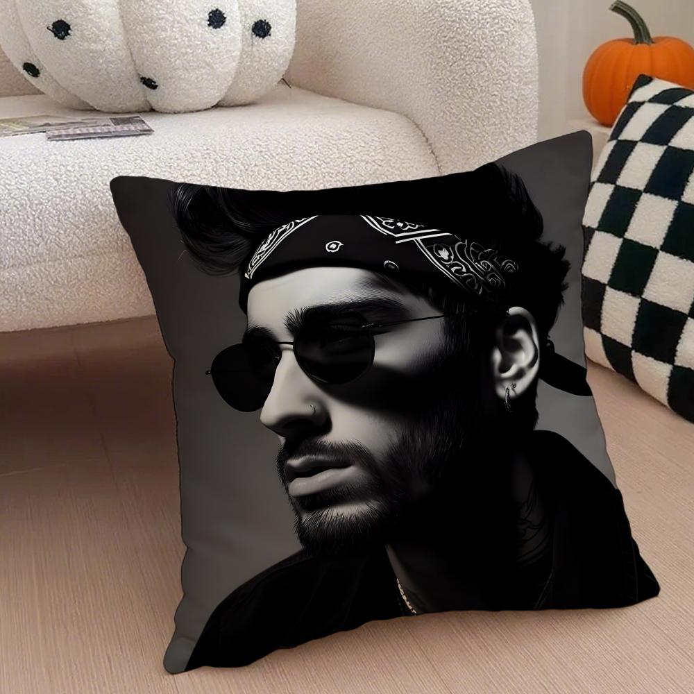 Sänger Z-Zayn Malik Kissenbezug Leinen Kissenhülle Weich Atmungsaktiv Schutz Dekoration für Sofa Raum