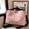 Large Capacity Solid Color Nylon Zipper Crossbody Soft Versatile Fashion Bag High-Quality Popular Shoulder Bag