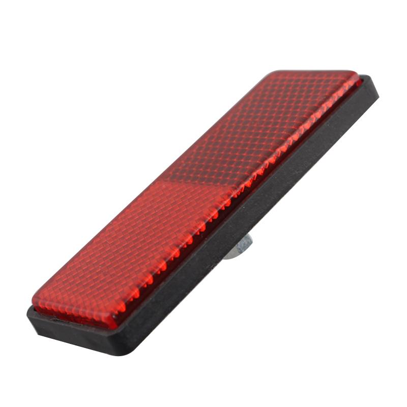 Universal Motorcycle Bike Scooter Rear Red Warning Reflector Reflective Plate for Harley Yamaha Suzuki Honda Chopper Cafe Racer