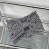 Vintage Y2K Winter Warm Twists Bowknot Hairband for Women Knitting Hairbands Windproof Hair Hoop Sweet Cool Hair Accessories