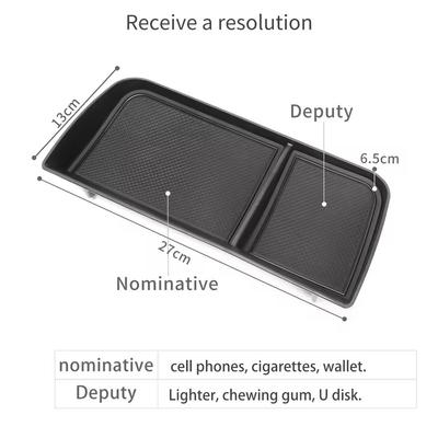 For Toyota RAV4 2025 Left Rudder Dashboard Storage Box Center Console Hidden Tray Behind Screen Car Interior Accessories Tidying