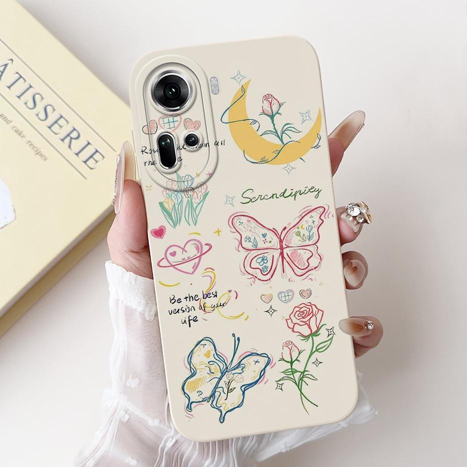 For Oppo Reno 11 5G Case Reno11 F CPH2603 Cute Panda Cartoon Cover Soft Silicone Phone Case For Oppo Reno 11 Pro Reno11 11F Bags
