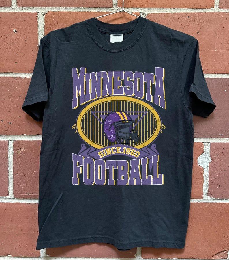 Minnesota Football Vintage Graphic T-Shirt Unisex Retro Sports Fan Tee Est 1961
