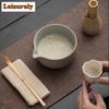 Antikes Keramik Tee-Set Komplettes Set Matcha Besen Teebesen Japanisches Matcha Set Kit Teezubereiter Teezeremonie für Getränkeladen