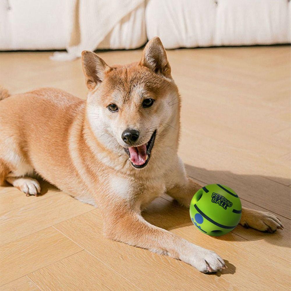Pet Supplies Durable Dog Ball Fun Sounds Bite-resistant Squeaky Dog Wear-resistant Interactive Puppy Wrestling Grinding Teeth