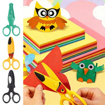1 Juego Nuevo Niños Hecho a Mano Origami Manualidad DIY Papeles Papel de Origami (100pcs)Papel de Plegado de Grullas DIY de 10 Colores para Jardín de Infancia