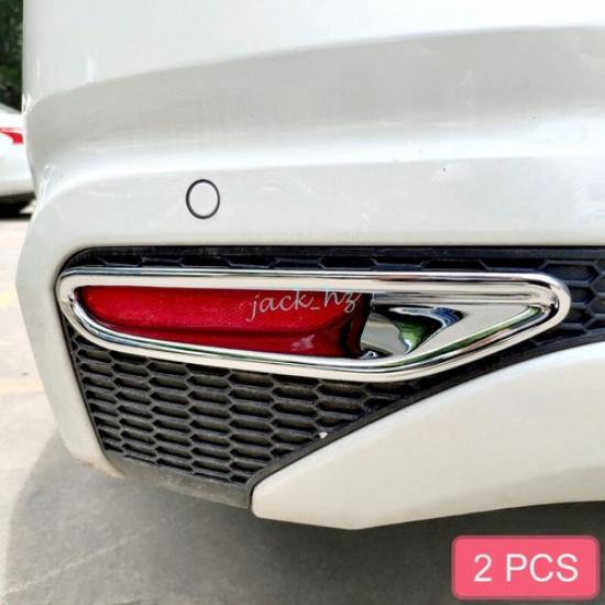 For Nissan Altima -2024 Chrome Rear Bumper Reflector Fog Light Cover Trims