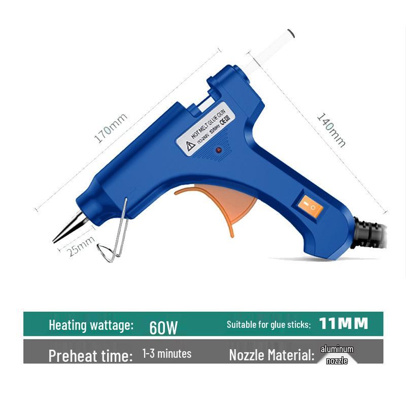 Multicolor High Viscosity Hot Melt Glue Gun for Handmade Jewelry and Crafts