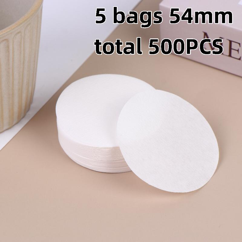 100/500Pcs 51/53/54/58mm Unbleached Espresso Coffee Filter Paper Puck Screen Portafilter Paper For Breville Barista